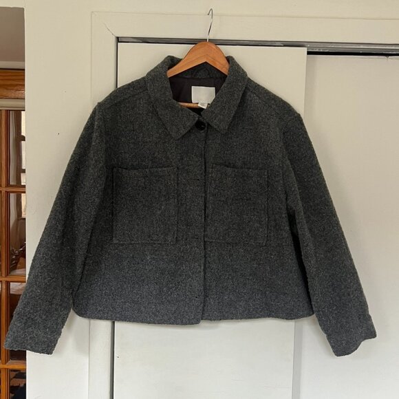 H&M Wool Like Cropped Jacket - Picture 3 of 5